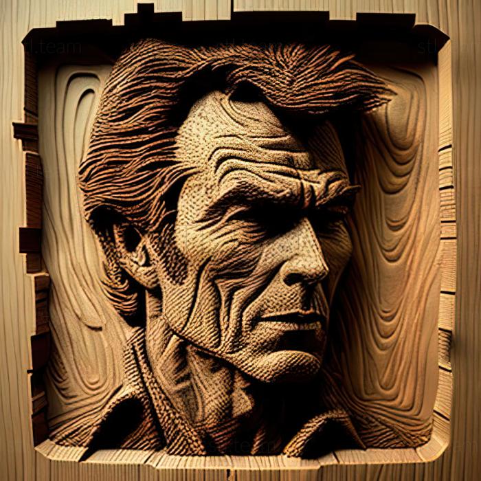 3D model Harry Callahan Dirty HarryClint Eastwood (STL)